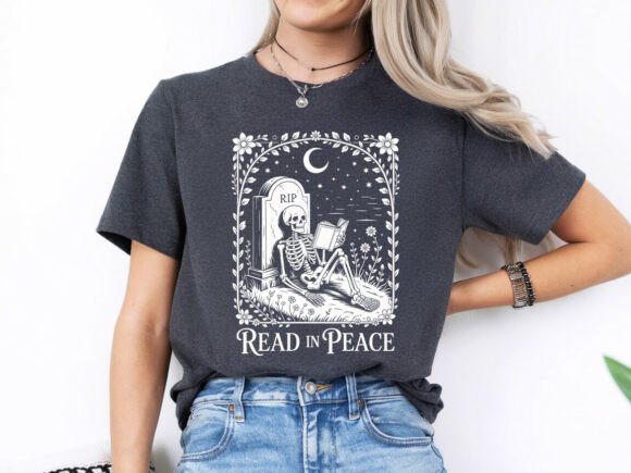 Download Read in Peace Funny Book T-shirt SVG - Shirt svg Collection