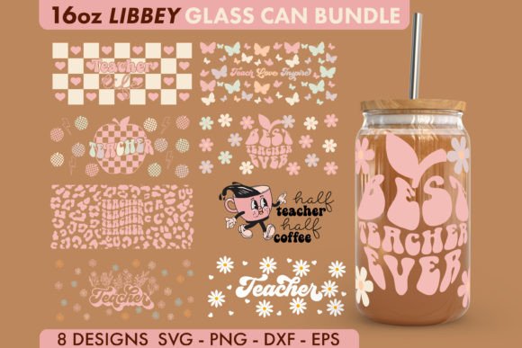 Download Teacher SVG Bundle 16 Oz Libbey Glass - Svg bundle Collection