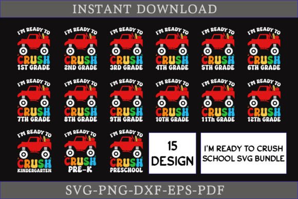 Download I'm Ready to Crush School SVG Bundle - Svg bundle Collection