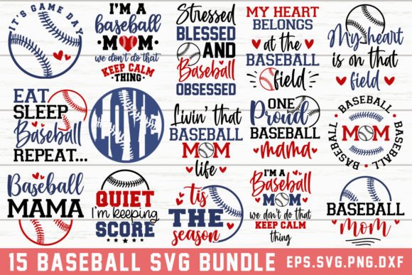 Download Baseball Mom Quotes SVG Bundle, Cricut - Svg bundle Collection