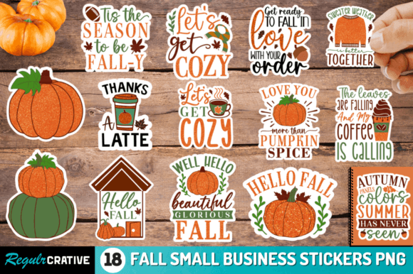 Download Fall Sublimation Stickers Bundle - Sublimation stickers Collection