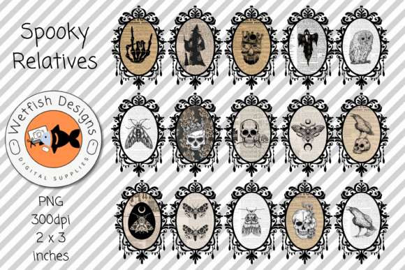 Download Spooky Halloween PNG Stickers - Png stickers Collection
