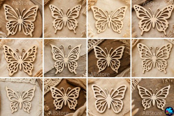 Download Wooden Butterfly Laser Cut SVG Bundle - Svg bundle Collection