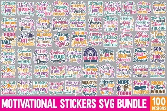 Download Funny Motivational Stickers SVG Bundle - Svg bundle Collection