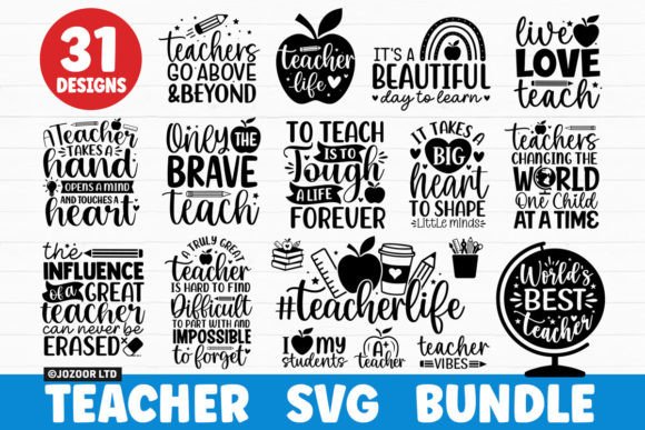 Download Teacher Back to School SVG Bundle - Svg bundle Collection
