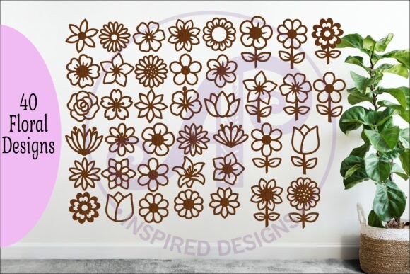 Download 40 Flower SVG Bundle, Floral Cut Files - Svg bundle Collection