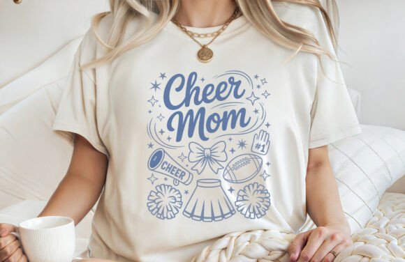 Download Preppy Cheer Mom Coquette T-shirt SVG - Shirt svg Collection