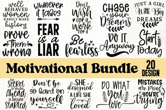 Download Motivational SVG Bundle - Svg bundle Collection