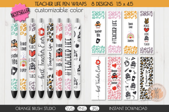 Download Pen Wrap Teacher SVG Bundle Waterslides - Svg bundle Collection