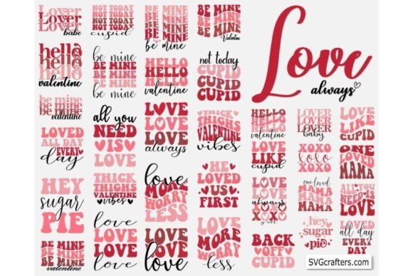 Download 35 Retro Valentine Svg Bundle - Svg bundle Collection