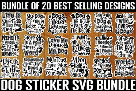 Download Dog Sticker SVG Bundle, Dog SVG Bundle - Svg bundle Collection