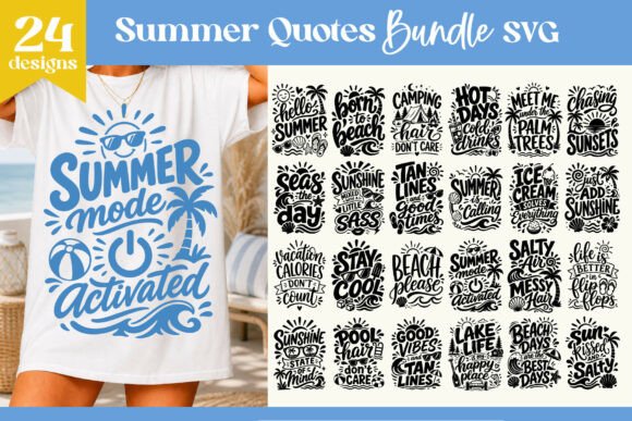 Download Summer Quotes SVG Bundle Beach - Summer quotes svg Collection