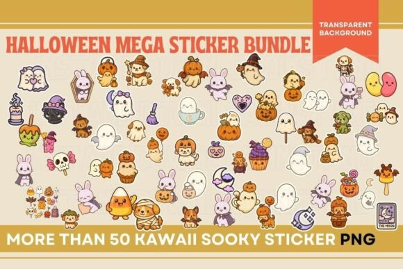 Download Halloween Mega Sticker Bundle - Mega sticker bundle Collection