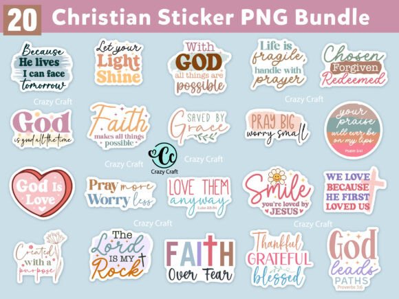 Download Christian Digital Stickers Svg Bundle - Svg bundle Collection
