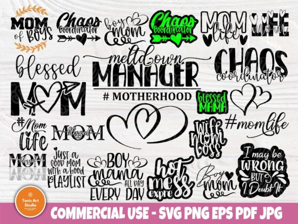 Download Funny Mom Quotes, SVG Bundle, Svg Files - Svg bundle Collection
