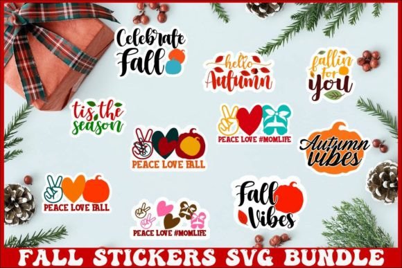 Download Fall Stickers Svg Bundle - Svg bundle Collection
