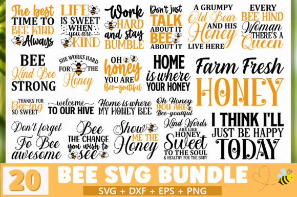 Download Bee SVG Bundle - Svg bundle Collection
