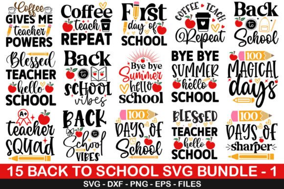 Download Back to School SVG Bundle - Svg bundle Collection