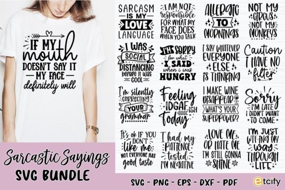 Download Sarcastic Sayings SVG Bundle - Svg bundle Collection