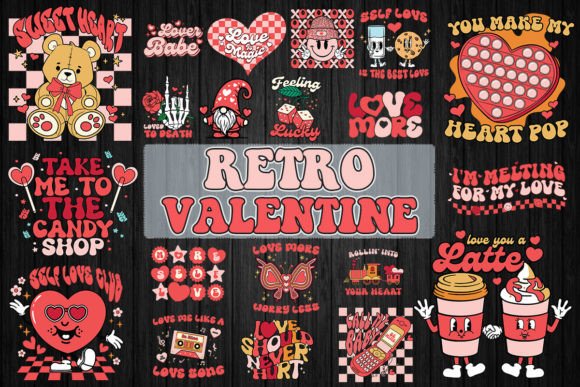 Download Retro Valentine SVG Bundle - Svg bundle Collection
