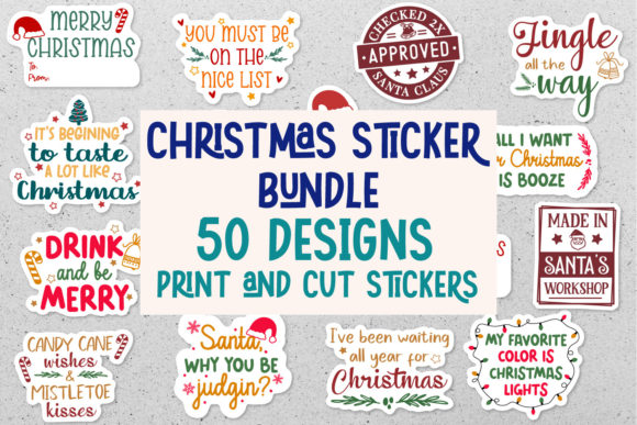 Download Mega Christmas Sticker Bundle - Premium Bundle