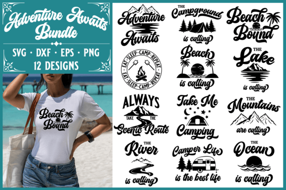 Download Summer Adventure SVG Bundle - Svg bundle Collection