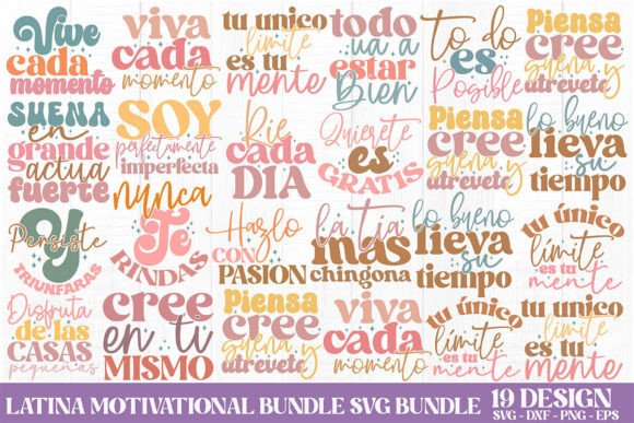 Download Latina Motivational SVG Bundle - Svg bundle Collection