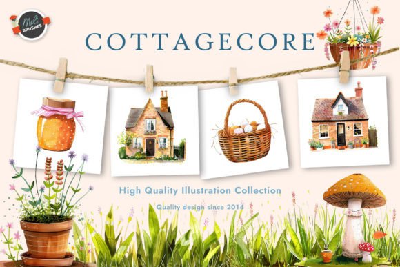 Download 45 Cottagecore PNG Stickers - Png stickers Collection