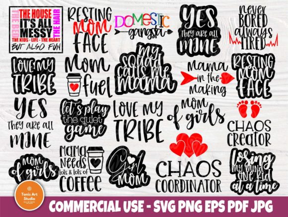 Download Mom SVG Bundle, Funny Mom Quotes Svg - Svg bundle Collection