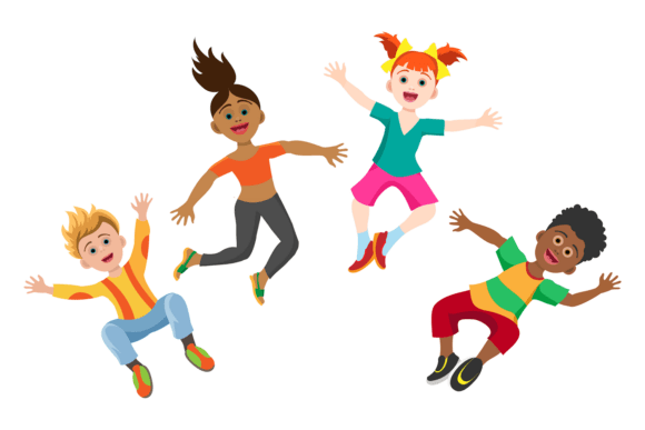 Download Jumping Kids. Happy Cartoon Children. Jo - Jumping kids Collection