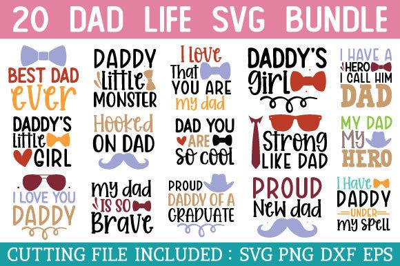 Download Dad Life SVG Bundle - Svg bundle Collection